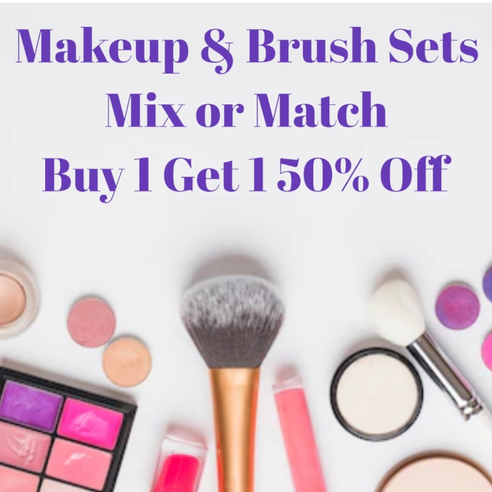 Select Makeup & Brush Sets Buy 1 Get 1 50% Off Sale!